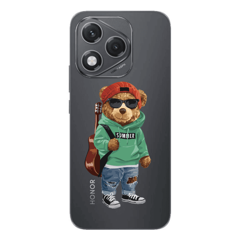 Honor 400 Lite Summer Tedy Transparent Silicone TPU Θήκη